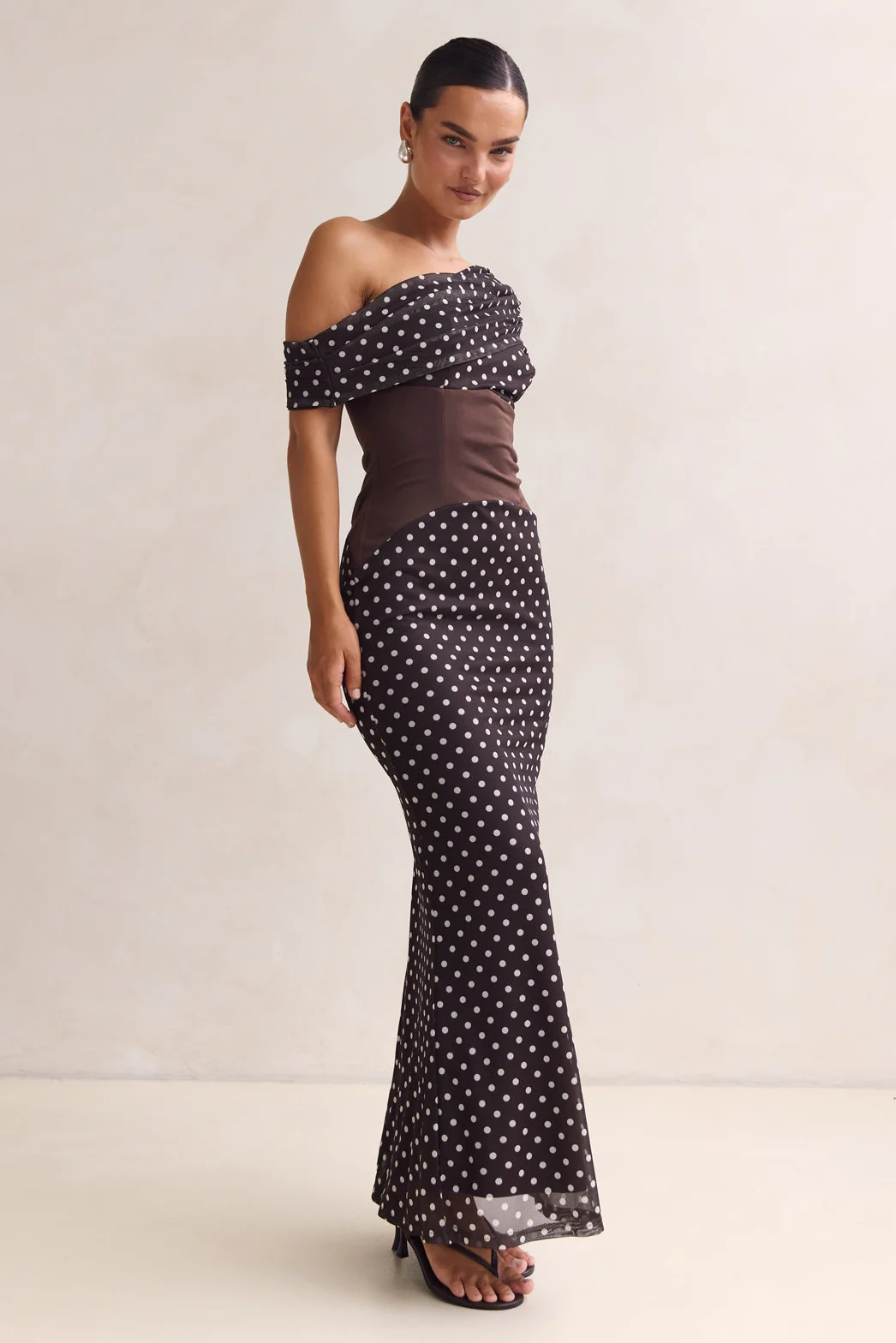 Rochelle Maxi Dress (Chocolate) - Image 7