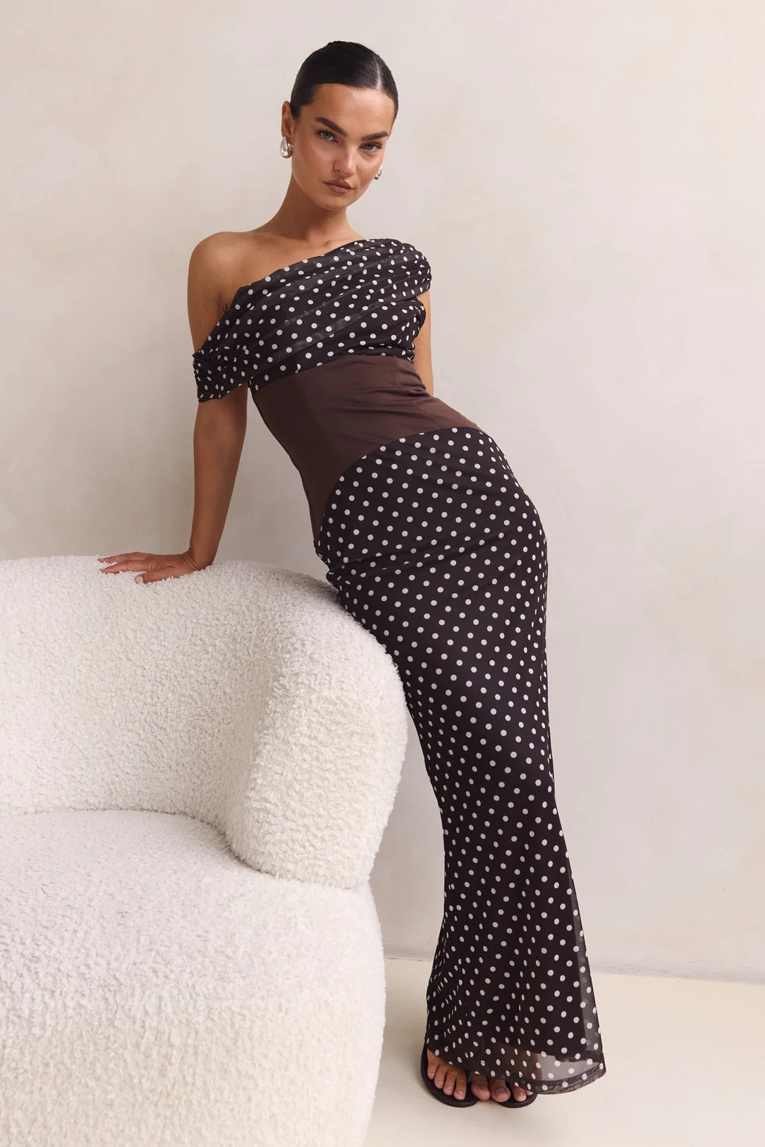 Rochelle Maxi Dress (Chocolate) - Image 8