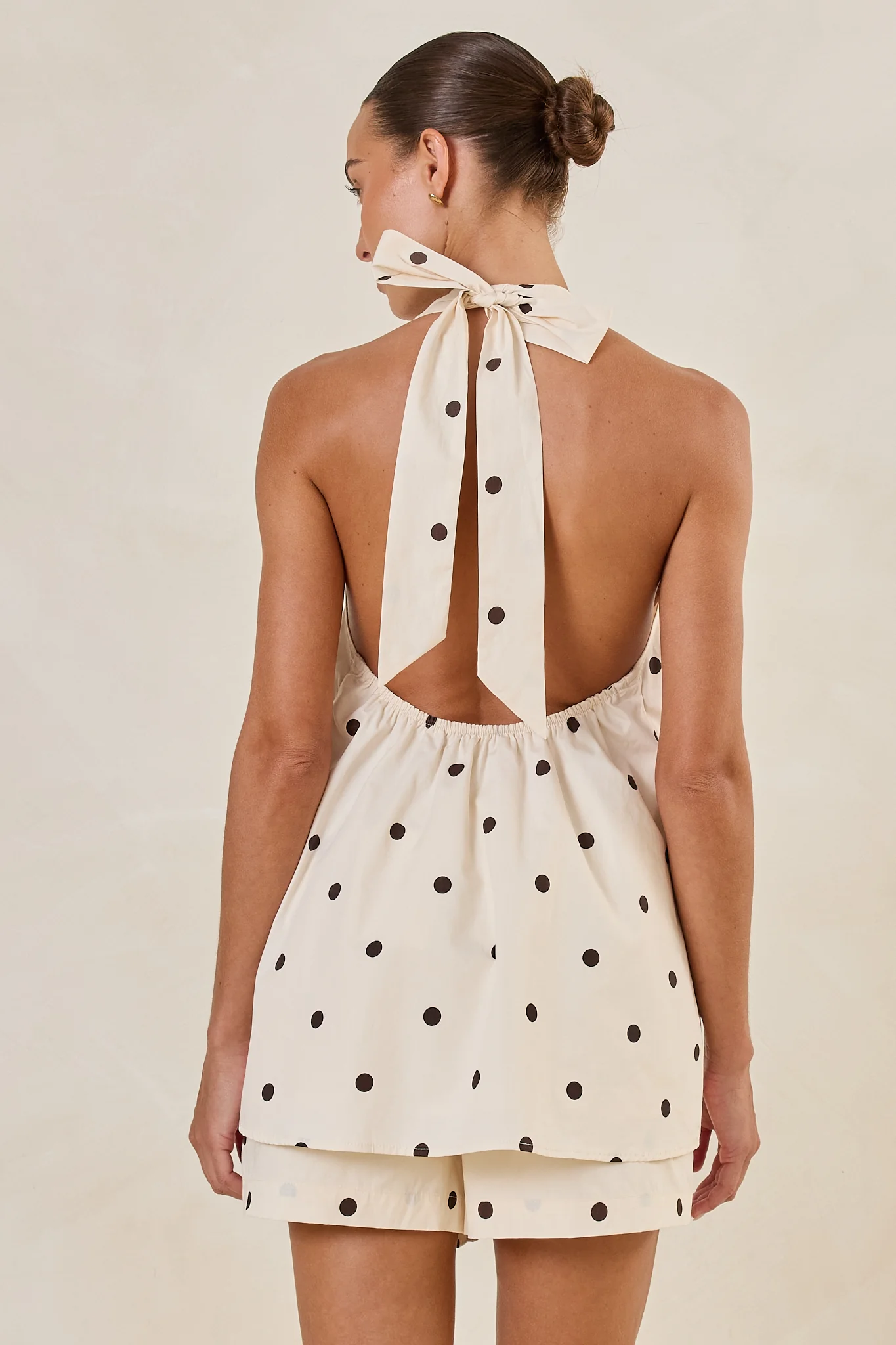 Shiloh Short (Cream/Choc Polka) - Image 7