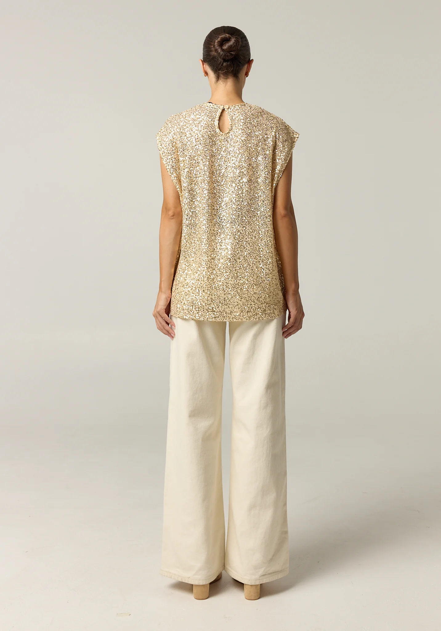 Stevie Sequin Top (Gold) - Image 7