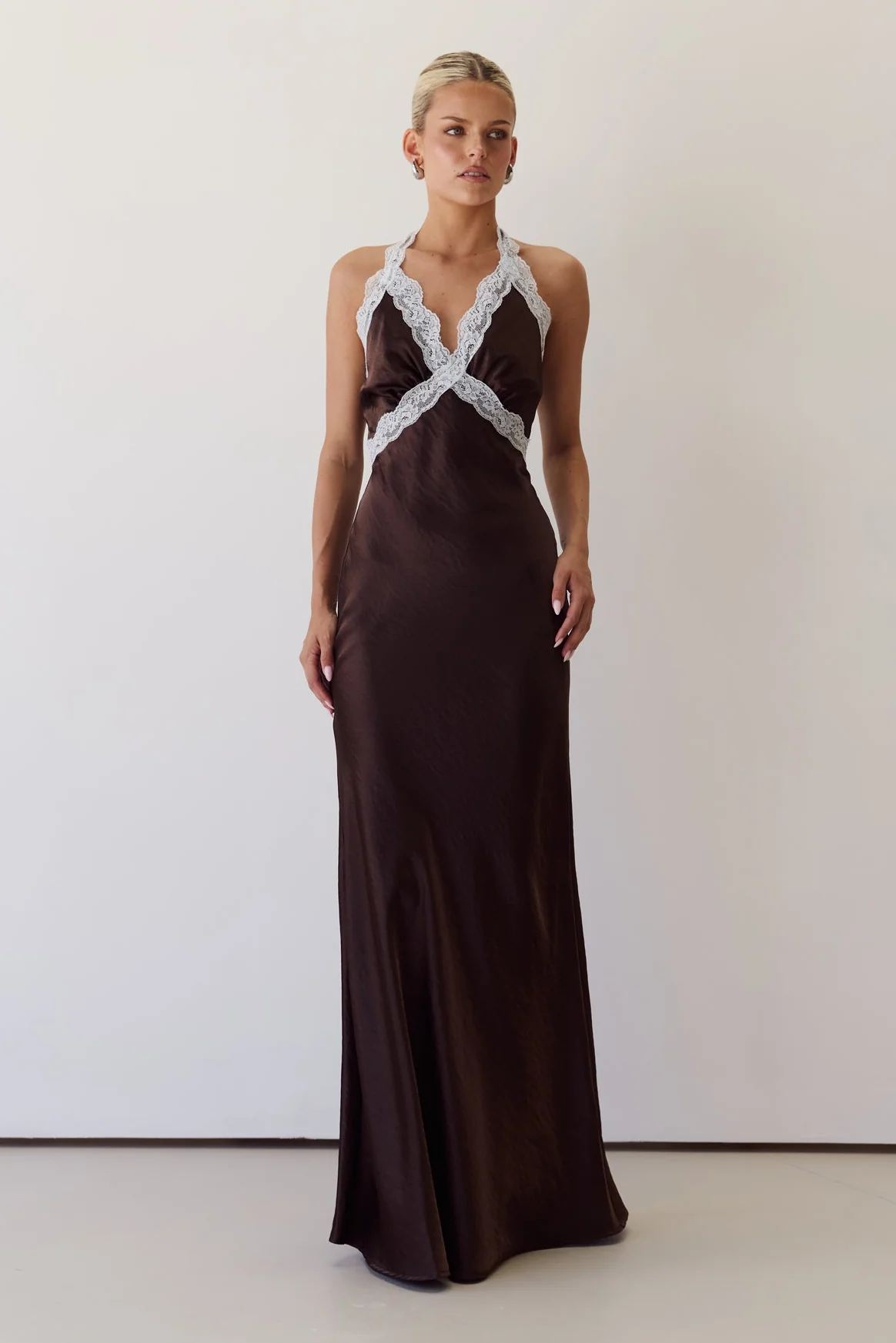 Tonya Maxi Dress (Chocolate) - Image 5