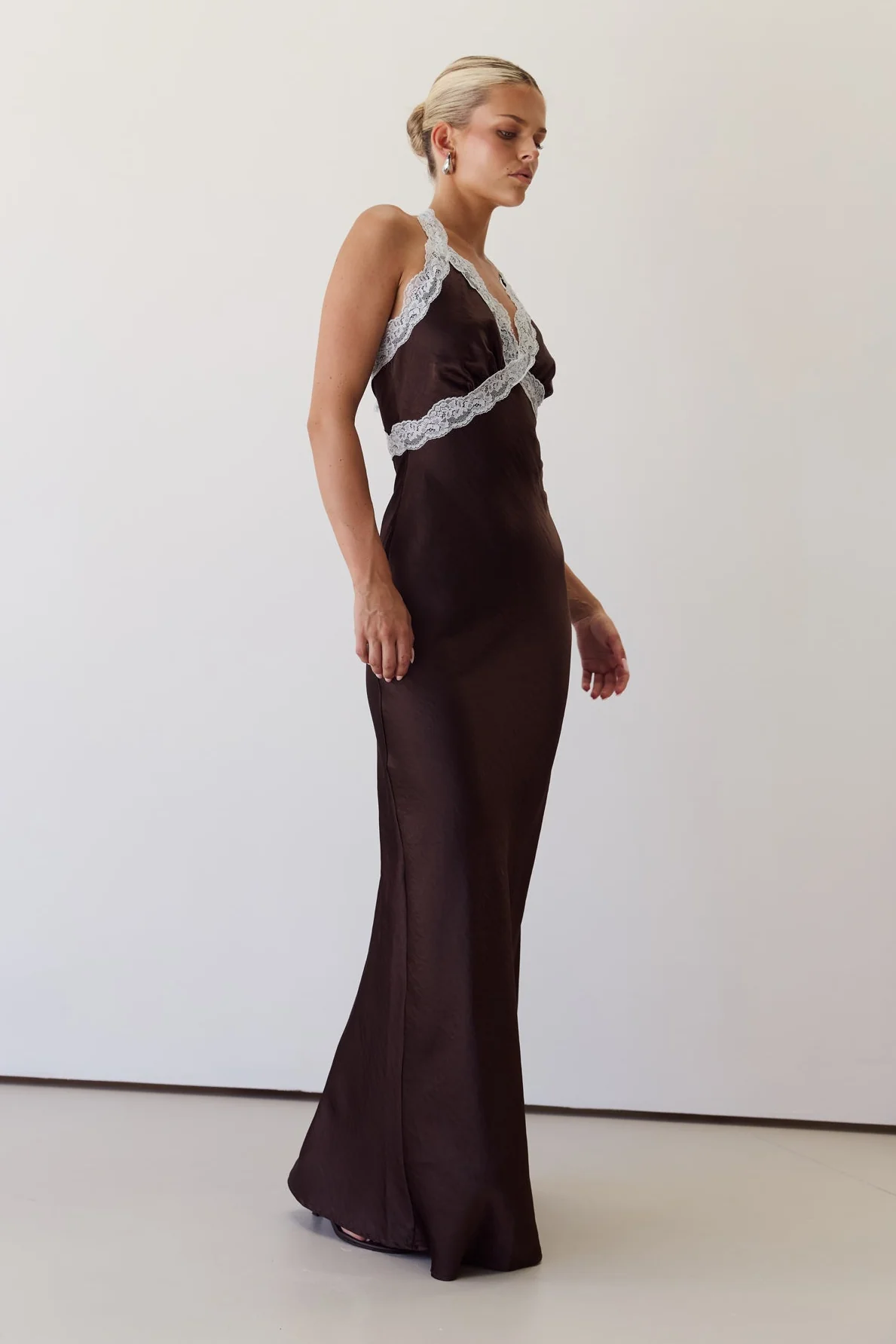Tonya Maxi Dress (Chocolate) - Image 6