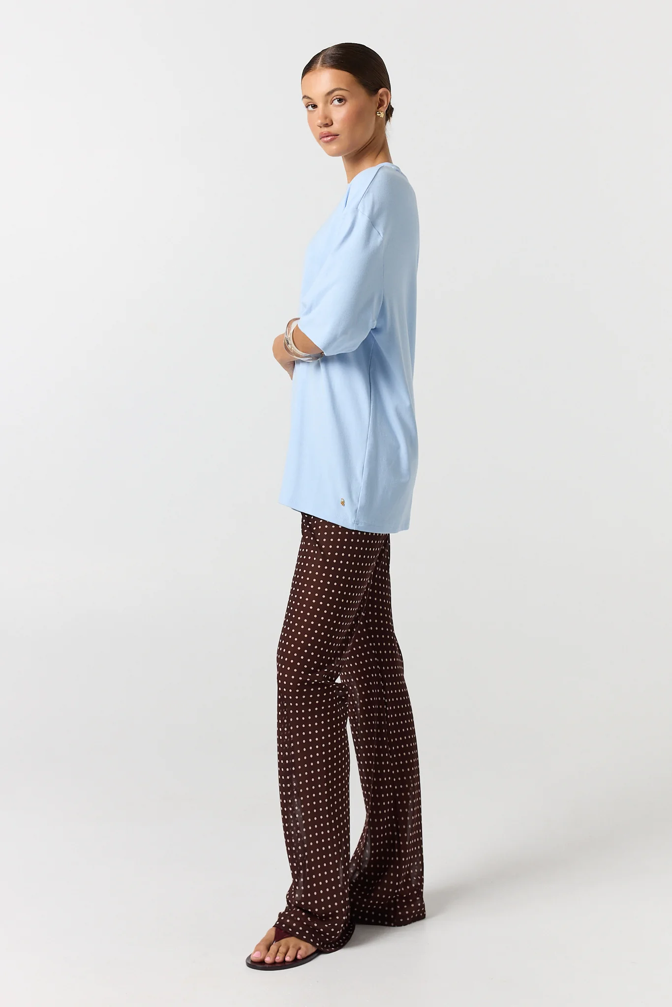 Zoe Pant (Choc Micro Polka) - Image 3